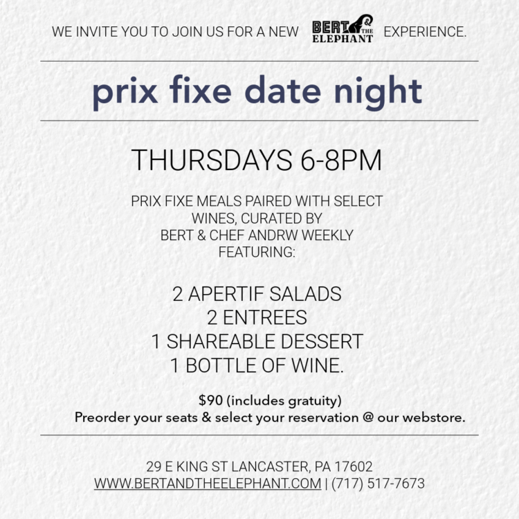 PRIX FIXE DINNER FOR 2: Thursday 10/22: Mussels Linguine with Brown Butter Hollandaise/Albariño